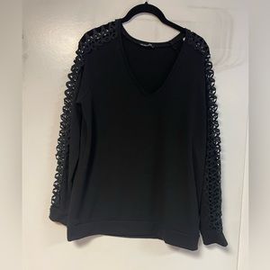 Milan Kiss Black Shirt.  Size Large.
